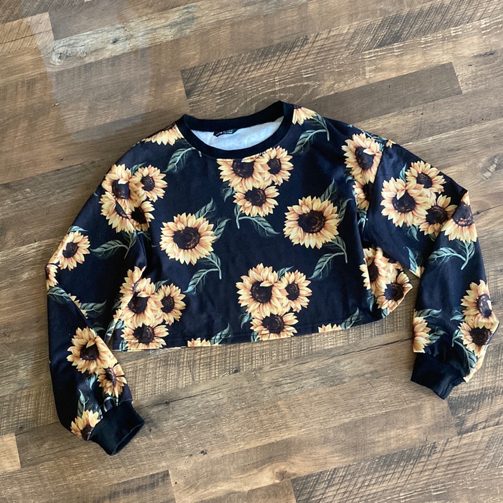 Sunflower crop top